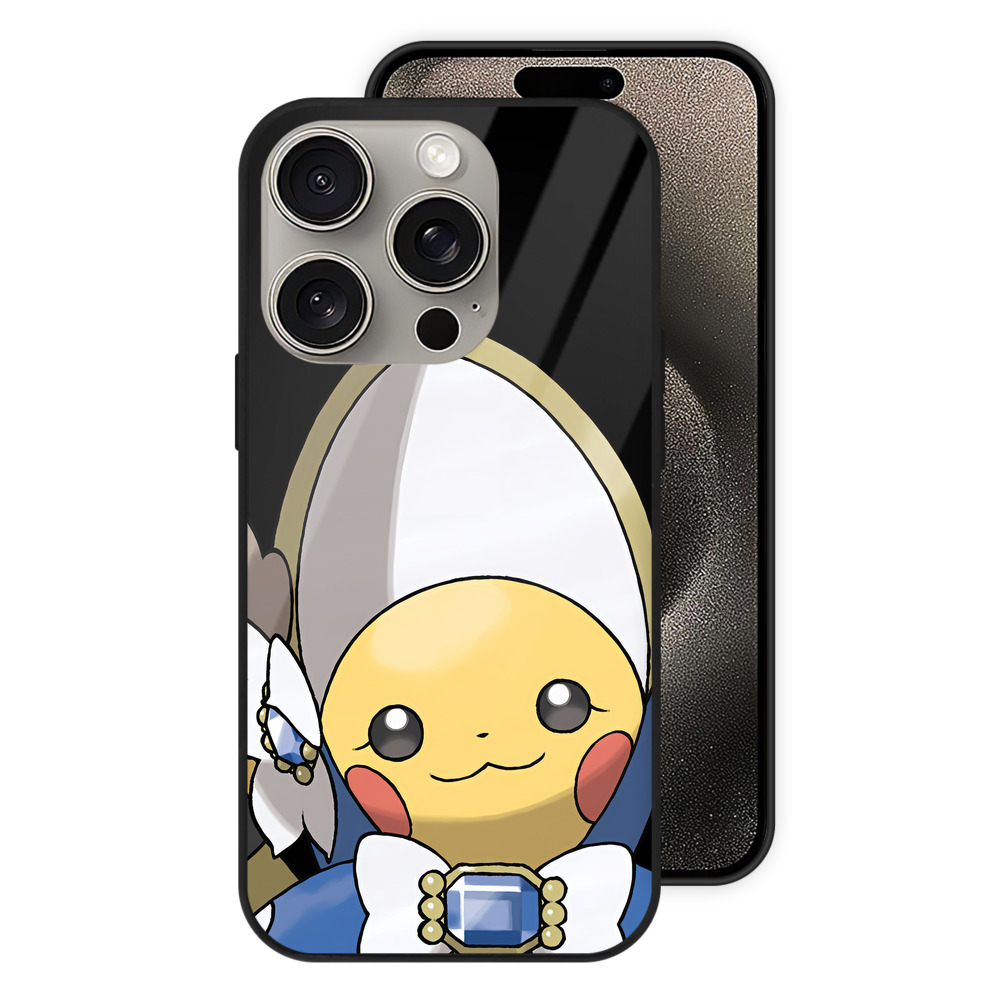 （画像用） ポケットモンスター Pokémon 【iPhone15Pro対応】スマホケース 耐衝撃＆黄変防止 背面ガラス