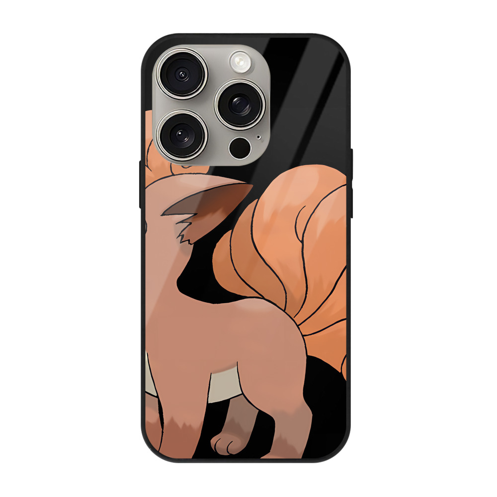 （画像用） ポケットモンスター Pokémon 【iPhone15Pro対応】スマホケース 耐衝撃＆黄変防止 背面ガラス