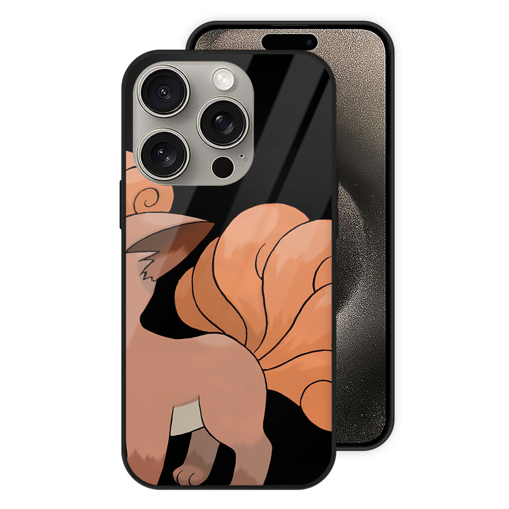 （画像用） ポケットモンスター Pokémon 【iPhone15Pro対応】スマホケース 耐衝撃＆黄変防止 背面ガラス