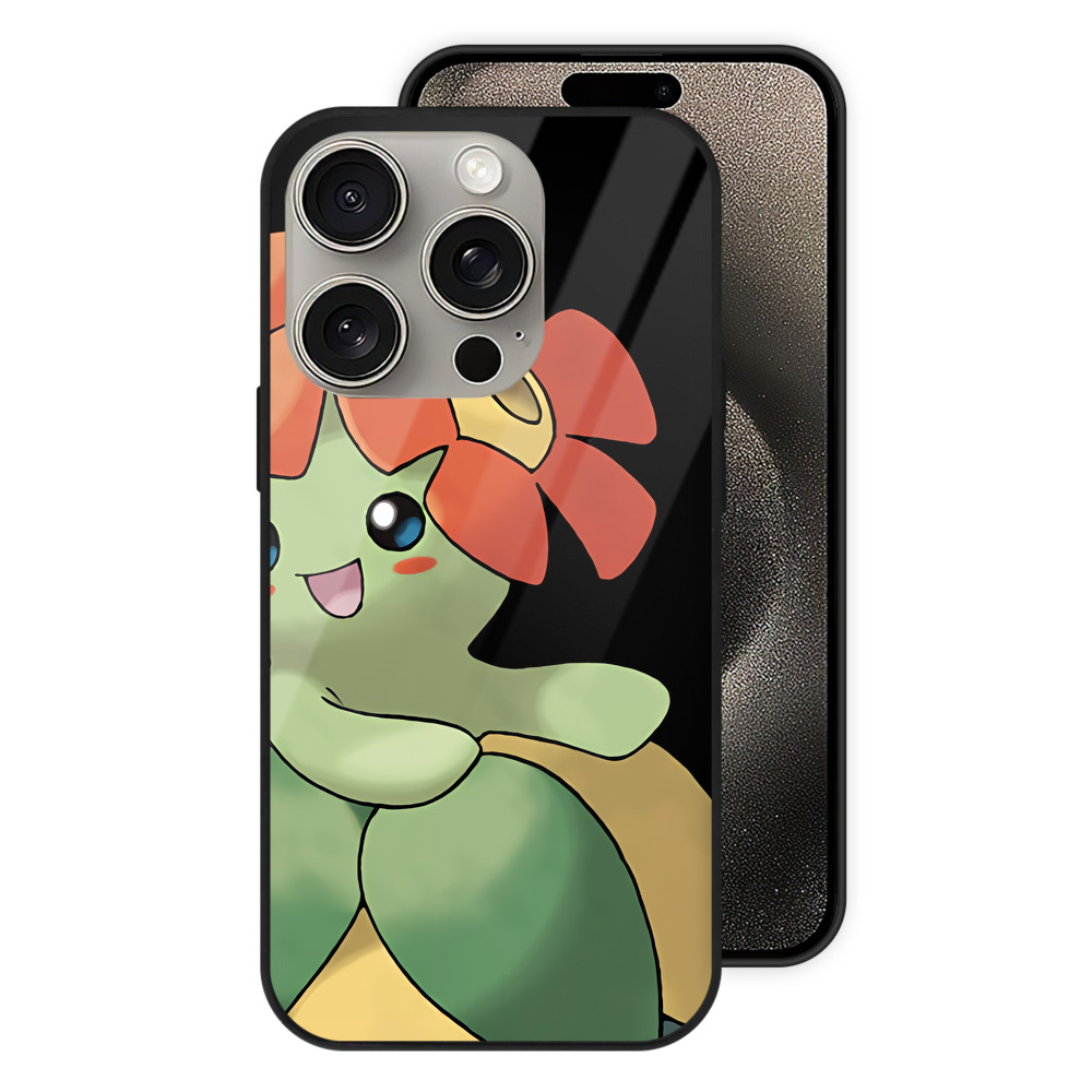 （画像用） ポケットモンスター Pokémon 【iPhone15Pro対応】スマホケース 耐衝撃＆黄変防止 背面ガラス