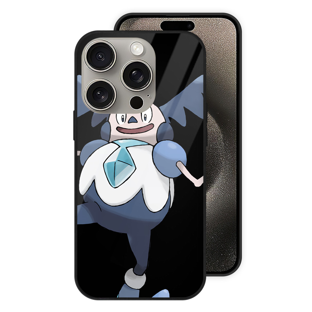 （画像用） ポケットモンスター Pokémon 【iPhone15Pro対応】スマホケース 耐衝撃＆黄変防止 背面ガラス