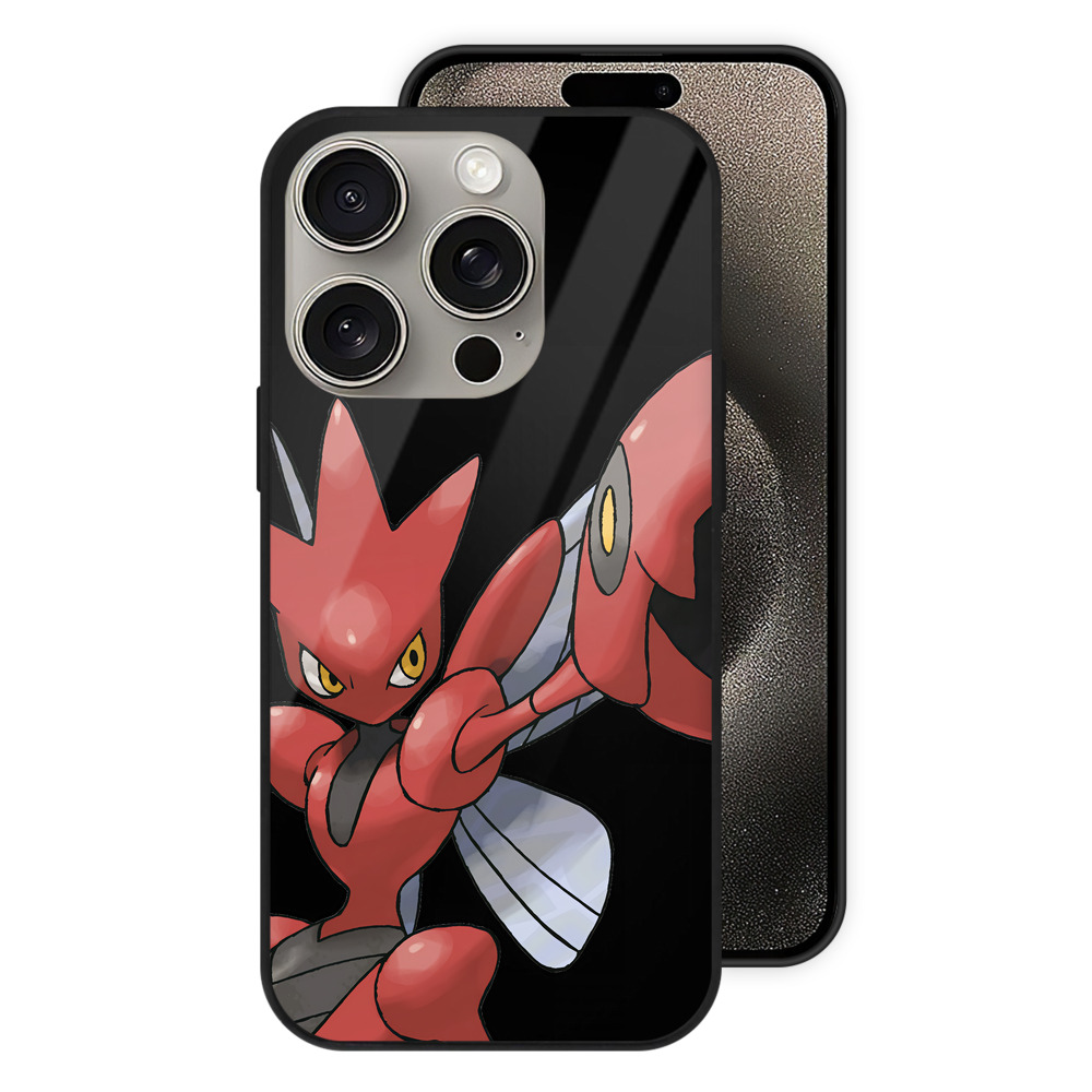 （画像用） ポケットモンスター Pokémon 【iPhone15Pro対応】スマホケース 耐衝撃＆黄変防止 背面ガラス