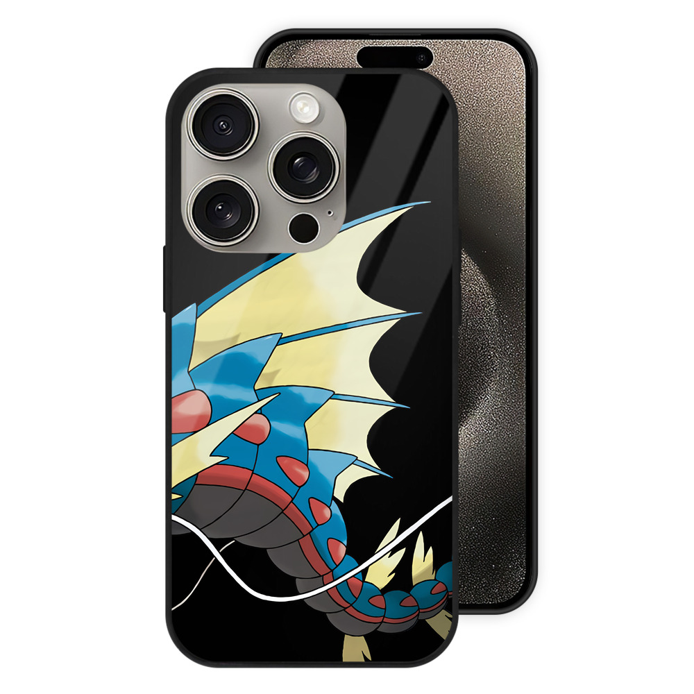（画像用） ポケットモンスター Pokémon 【iPhone15Pro対応】スマホケース 耐衝撃＆黄変防止 背面ガラス