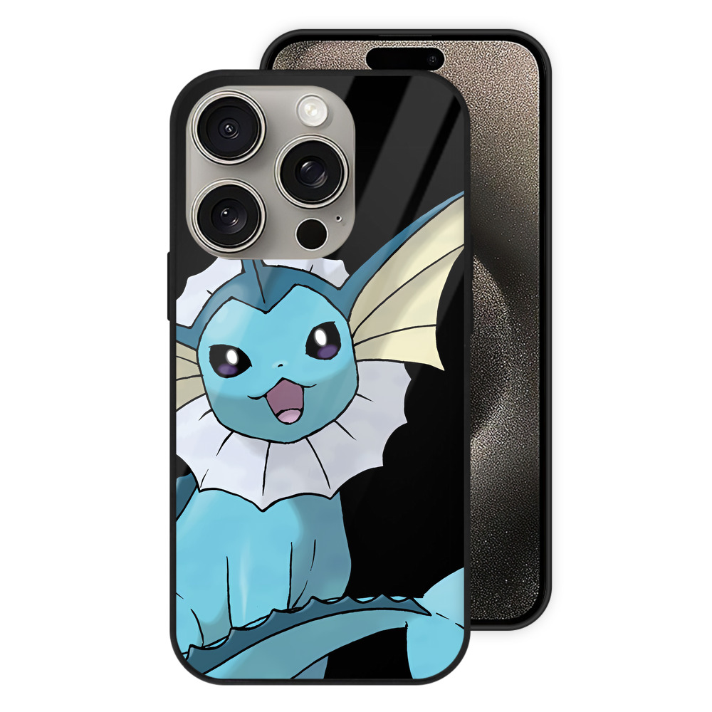 （画像用） ポケットモンスター Pokémon 【iPhone15Pro対応】スマホケース 耐衝撃＆黄変防止 背面ガラス
