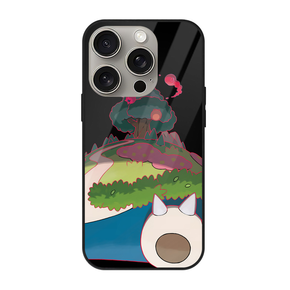 （画像用） ポケットモンスター Pokémon 【iPhone15Pro対応】スマホケース 耐衝撃＆黄変防止 背面ガラス
