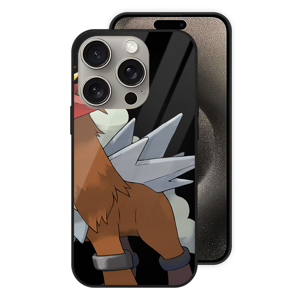 （画像用） ポケットモンスター Pokémon 【iPhone15Pro対応】スマホケース 耐衝撃＆黄変防止 背面ガラス