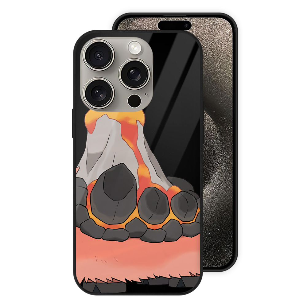 （画像用） ポケットモンスター Pokémon 【iPhone15Pro対応】スマホケース 耐衝撃＆黄変防止 背面ガラス