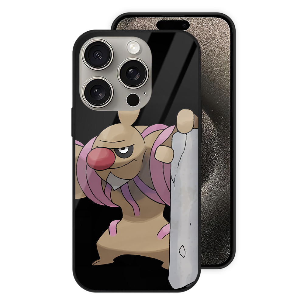 （画像用） ポケットモンスター Pokémon 【iPhone15Pro対応】スマホケース 耐衝撃＆黄変防止 背面ガラス