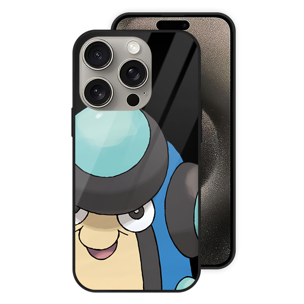 （画像用） ポケットモンスター Pokémon 【iPhone15Pro対応】スマホケース 耐衝撃＆黄変防止 背面ガラス