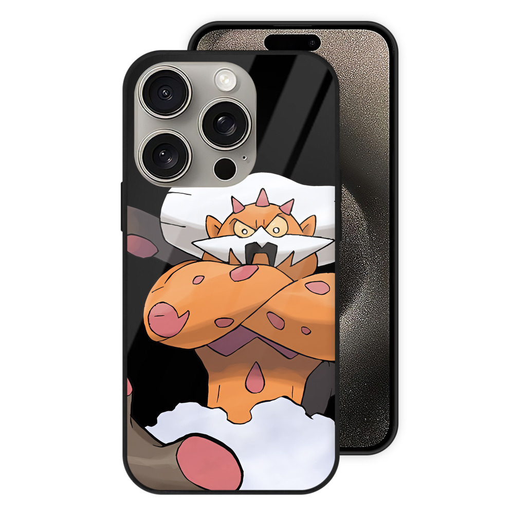 （画像用） ポケットモンスター Pokémon 【iPhone15Pro対応】スマホケース 耐衝撃＆黄変防止 背面ガラス