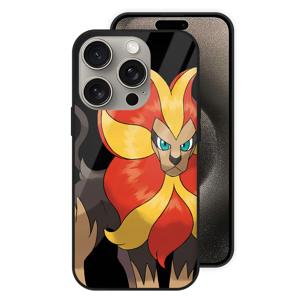 （画像用） ポケットモンスター Pokémon 【iPhone15Pro対応】スマホケース 耐衝撃＆黄変防止 背面ガラス