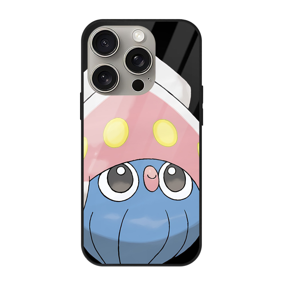 （画像用） ポケットモンスター Pokémon 【iPhone15Pro対応】スマホケース 耐衝撃＆黄変防止 背面ガラス