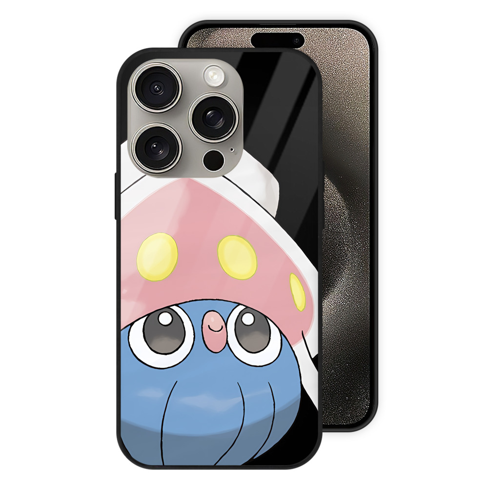 （画像用） ポケットモンスター Pokémon 【iPhone15Pro対応】スマホケース 耐衝撃＆黄変防止 背面ガラス