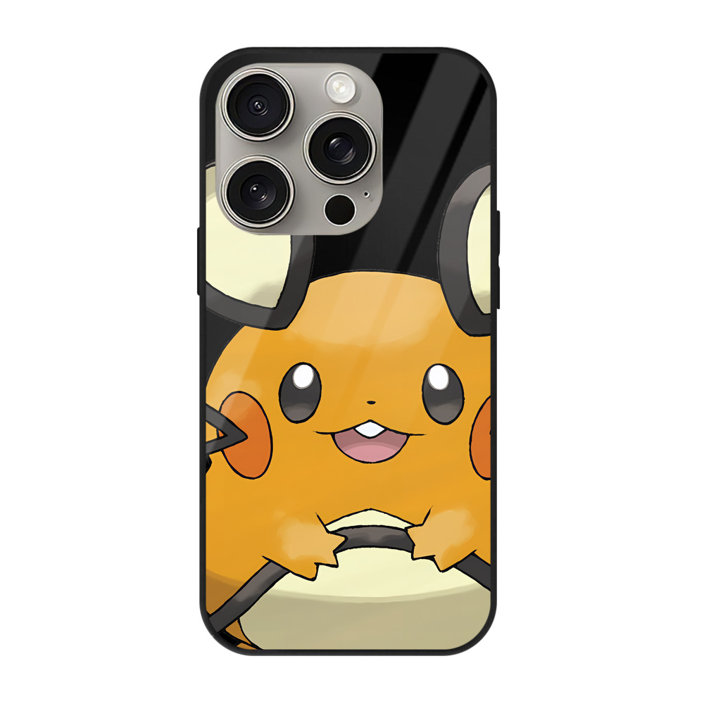 （画像用） ポケットモンスター Pokémon 【iPhone15Pro対応】スマホケース 耐衝撃＆黄変防止 背面ガラス