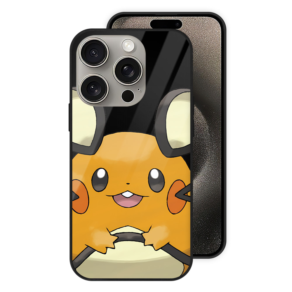 （画像用） ポケットモンスター Pokémon 【iPhone15Pro対応】スマホケース 耐衝撃＆黄変防止 背面ガラス