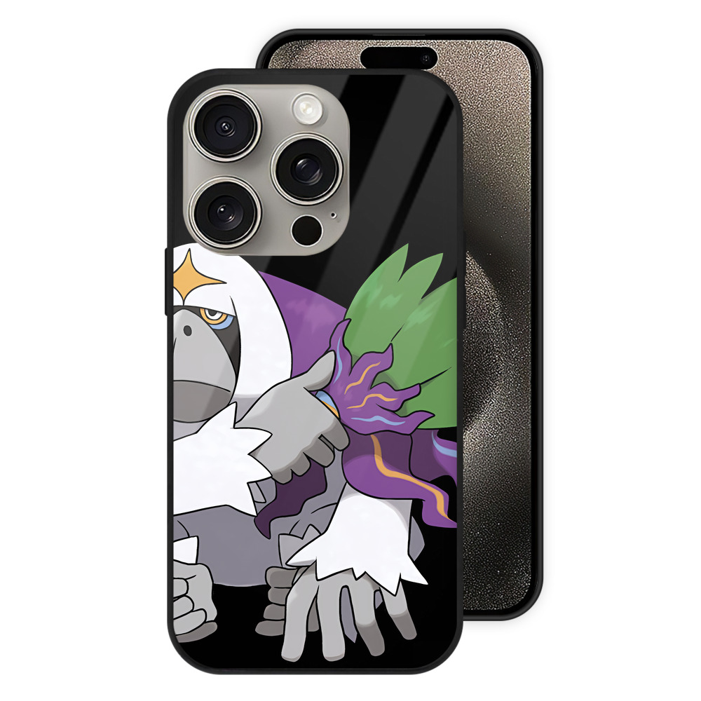 （画像用） ポケットモンスター Pokémon 【iPhone15Pro対応】スマホケース 耐衝撃＆黄変防止 背面ガラス