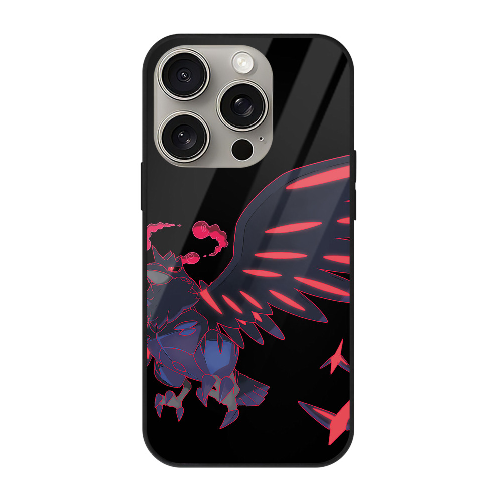 （画像用） ポケットモンスター Pokémon 【iPhone15Pro対応】スマホケース 耐衝撃＆黄変防止 背面ガラス
