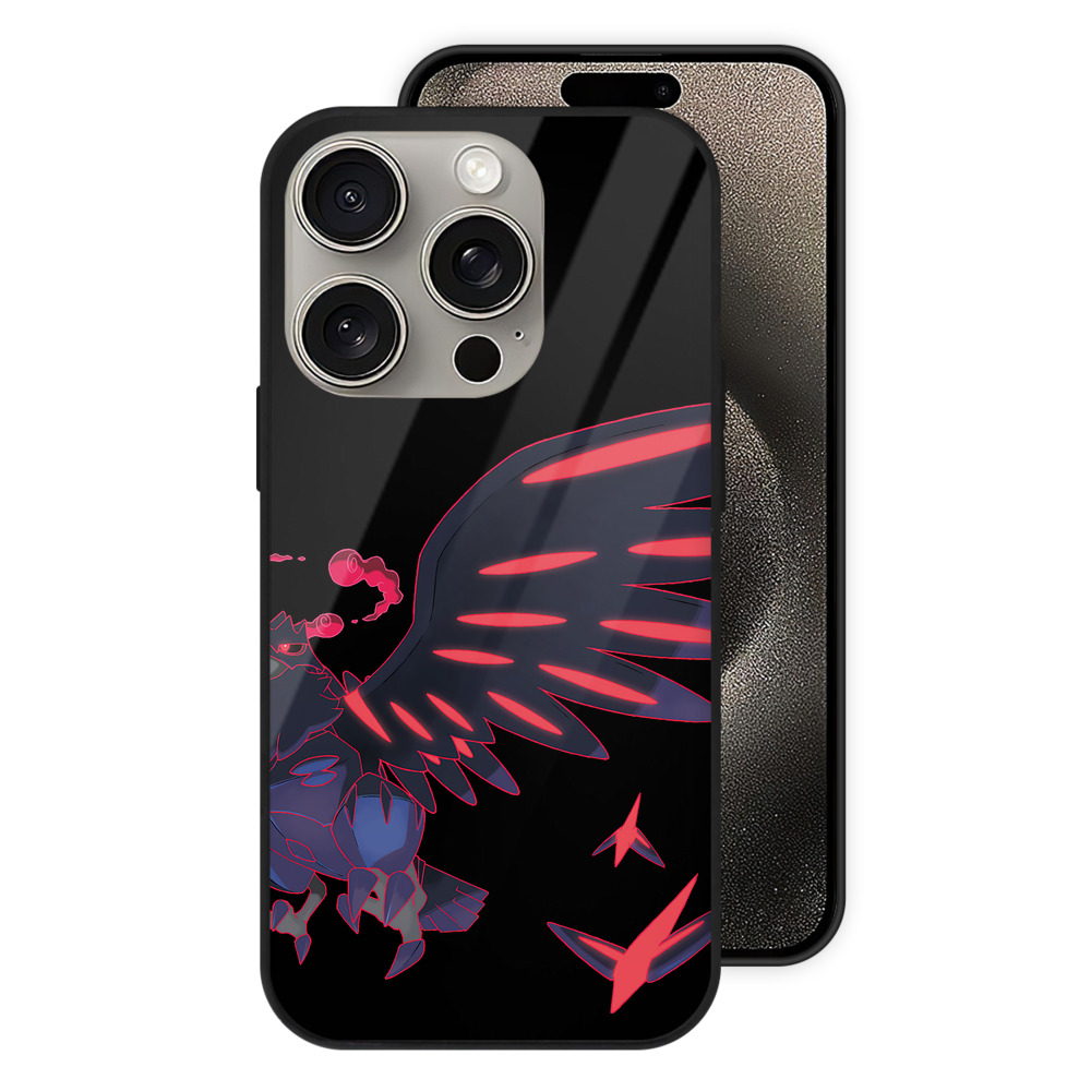 （画像用） ポケットモンスター Pokémon 【iPhone15Pro対応】スマホケース 耐衝撃＆黄変防止 背面ガラス