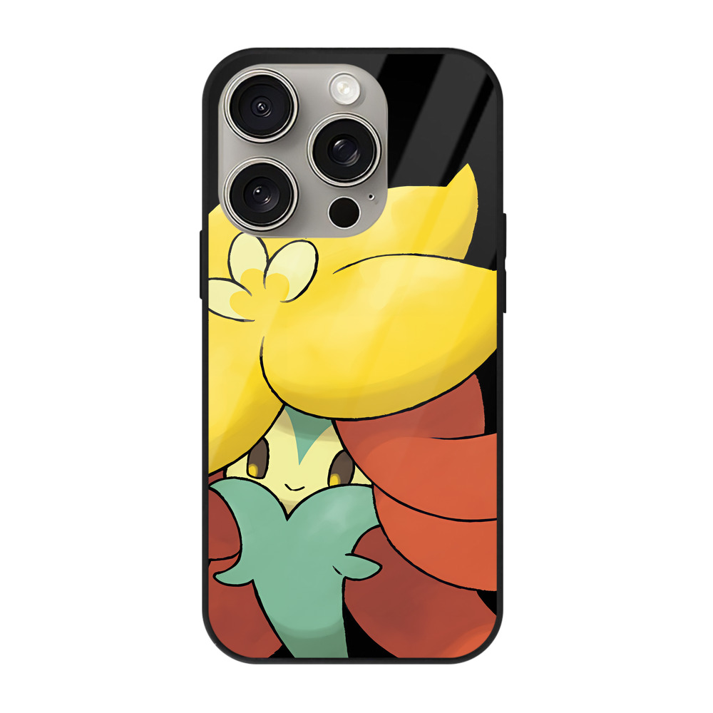 （画像用） ポケットモンスター Pokémon 【iPhone15Pro対応】スマホケース 耐衝撃＆黄変防止 背面ガラス