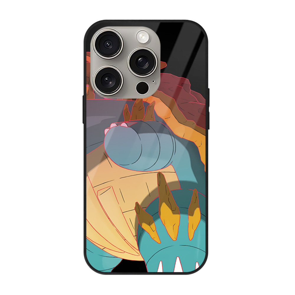（画像用） ポケットモンスター Pokémon 【iPhone15Pro対応】スマホケース 耐衝撃＆黄変防止 背面ガラス