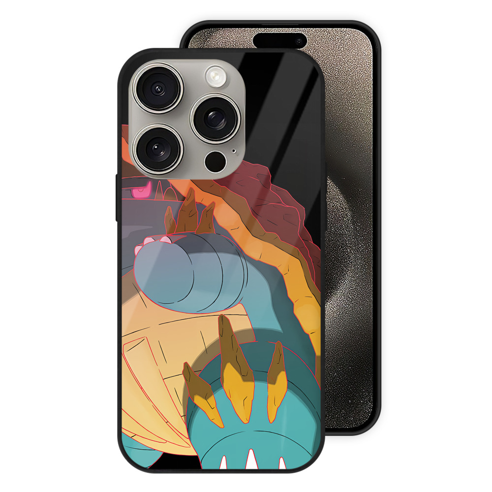 （画像用） ポケットモンスター Pokémon 【iPhone15Pro対応】スマホケース 耐衝撃＆黄変防止 背面ガラス