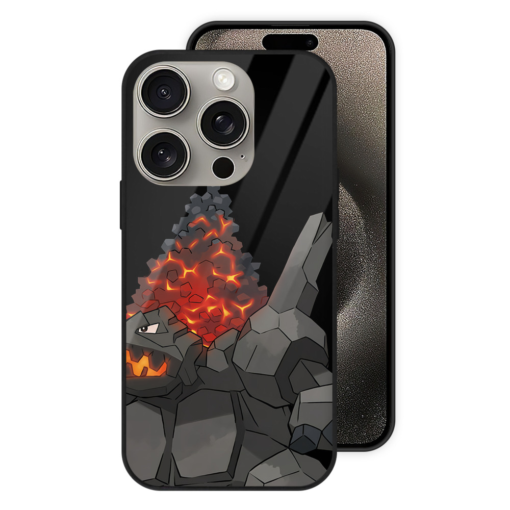 （画像用） ポケットモンスター Pokémon 【iPhone15Pro対応】スマホケース 耐衝撃＆黄変防止 背面ガラス