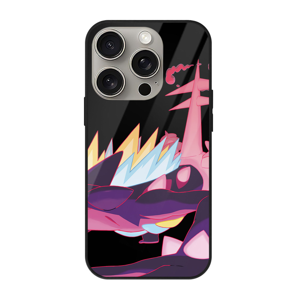 （画像用） ポケットモンスター Pokémon 【iPhone15Pro対応】スマホケース 耐衝撃＆黄変防止 背面ガラス