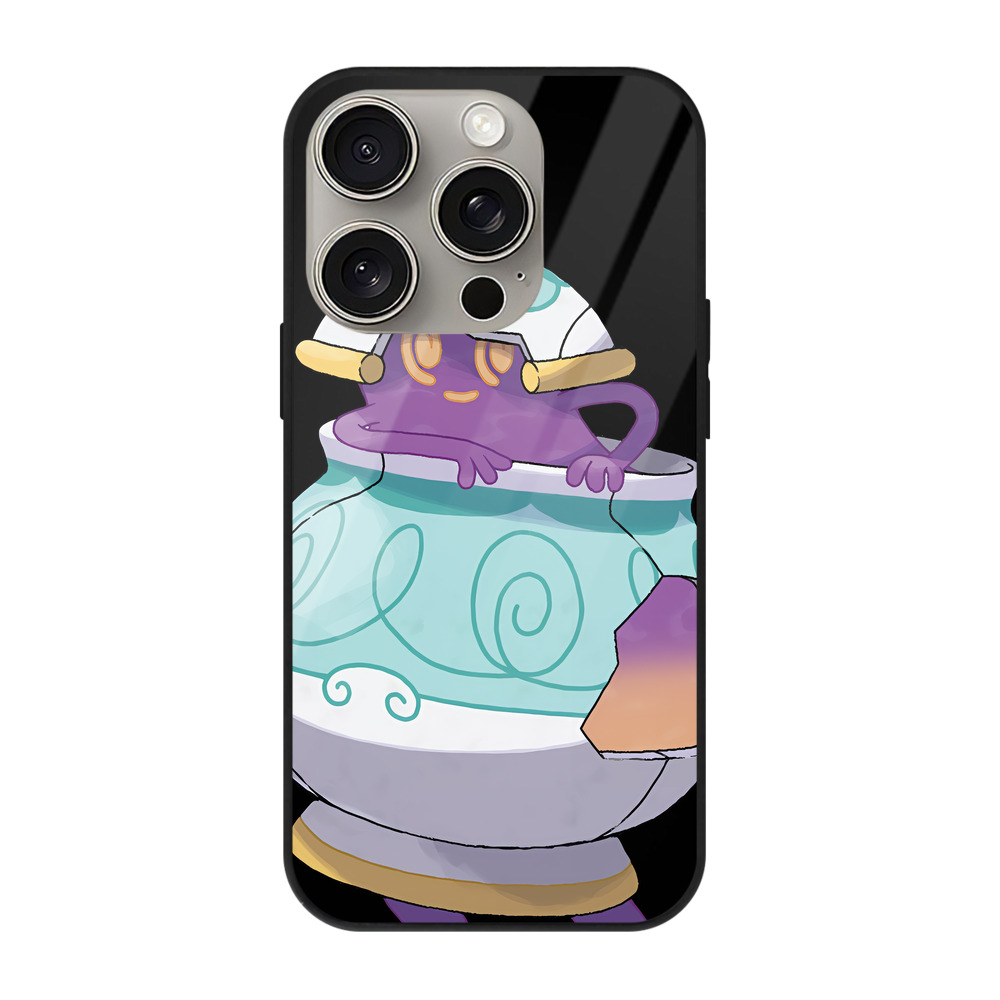 （画像用） ポケットモンスター Pokémon 【iPhone15Pro対応】スマホケース 耐衝撃＆黄変防止 背面ガラス