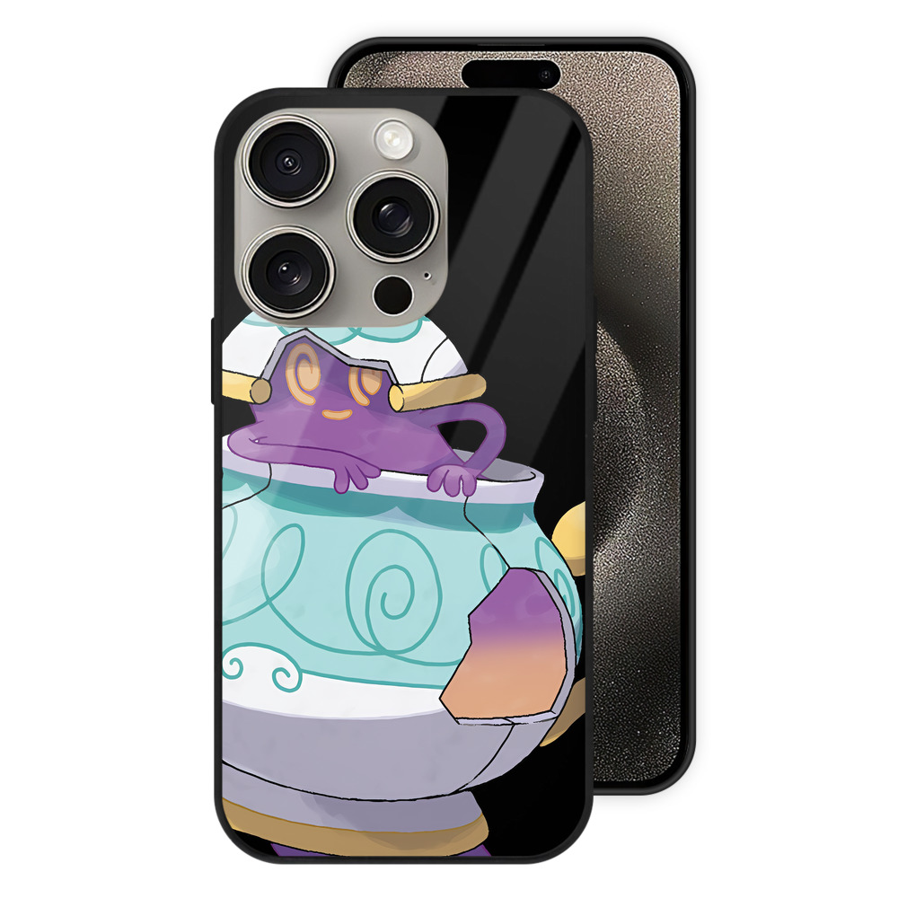 （画像用） ポケットモンスター Pokémon 【iPhone15Pro対応】スマホケース 耐衝撃＆黄変防止 背面ガラス