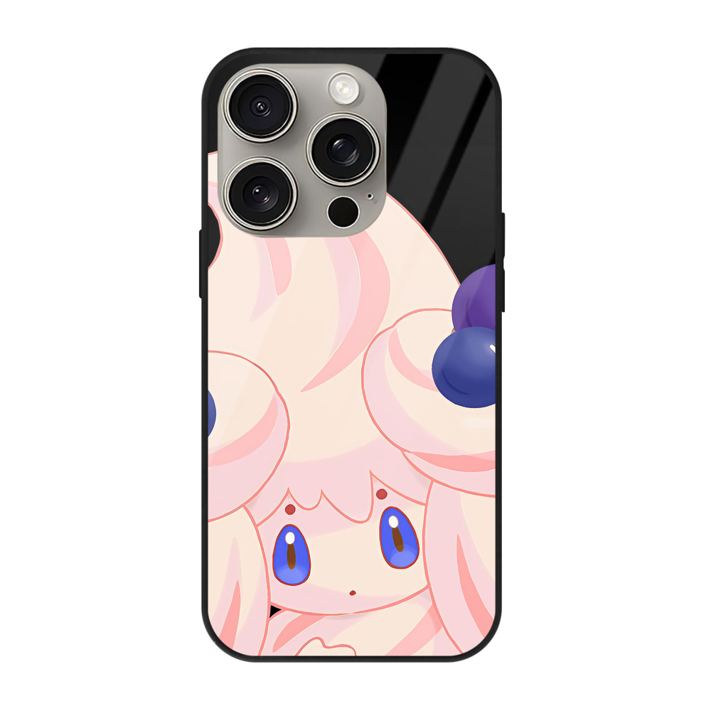 （画像用） ポケットモンスター Pokémon 【iPhone15Pro対応】スマホケース 耐衝撃＆黄変防止 背面ガラス