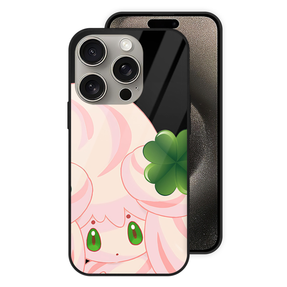 （画像用） ポケットモンスター Pokémon 【iPhone15Pro対応】スマホケース 耐衝撃＆黄変防止 背面ガラス