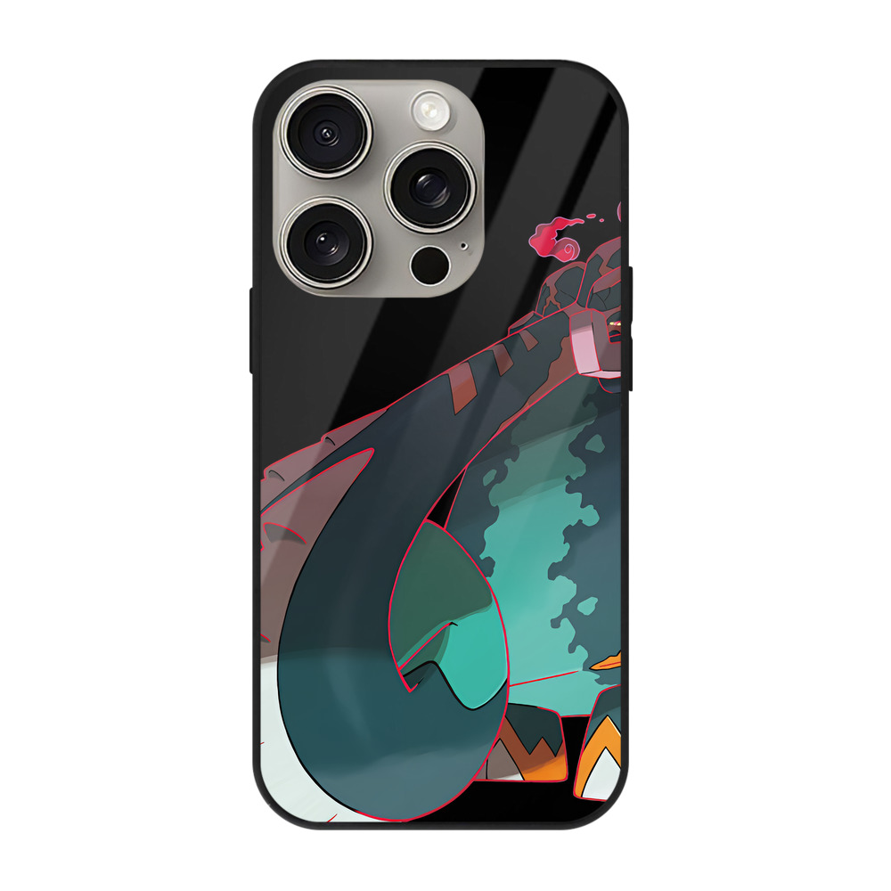 （画像用） ポケットモンスター Pokémon 【iPhone15Pro対応】スマホケース 耐衝撃＆黄変防止 背面ガラス