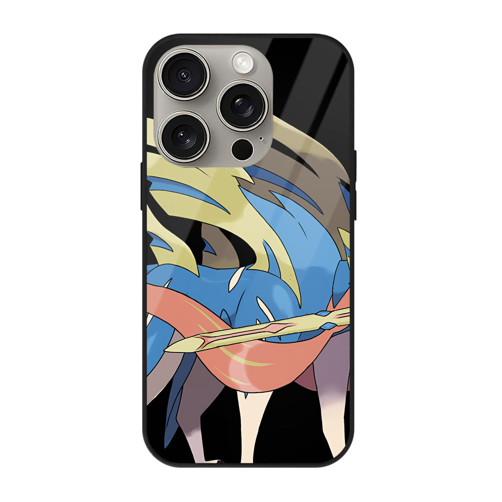 （画像用） ポケットモンスター Pokémon 【iPhone15Pro対応】スマホケース 耐衝撃＆黄変防止 背面ガラス