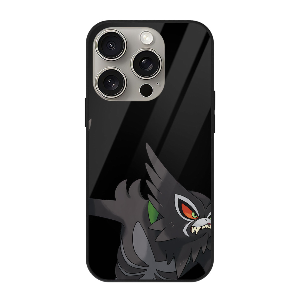 （画像用） ポケットモンスター Pokémon 【iPhone15Pro対応】スマホケース 耐衝撃＆黄変防止 背面ガラス