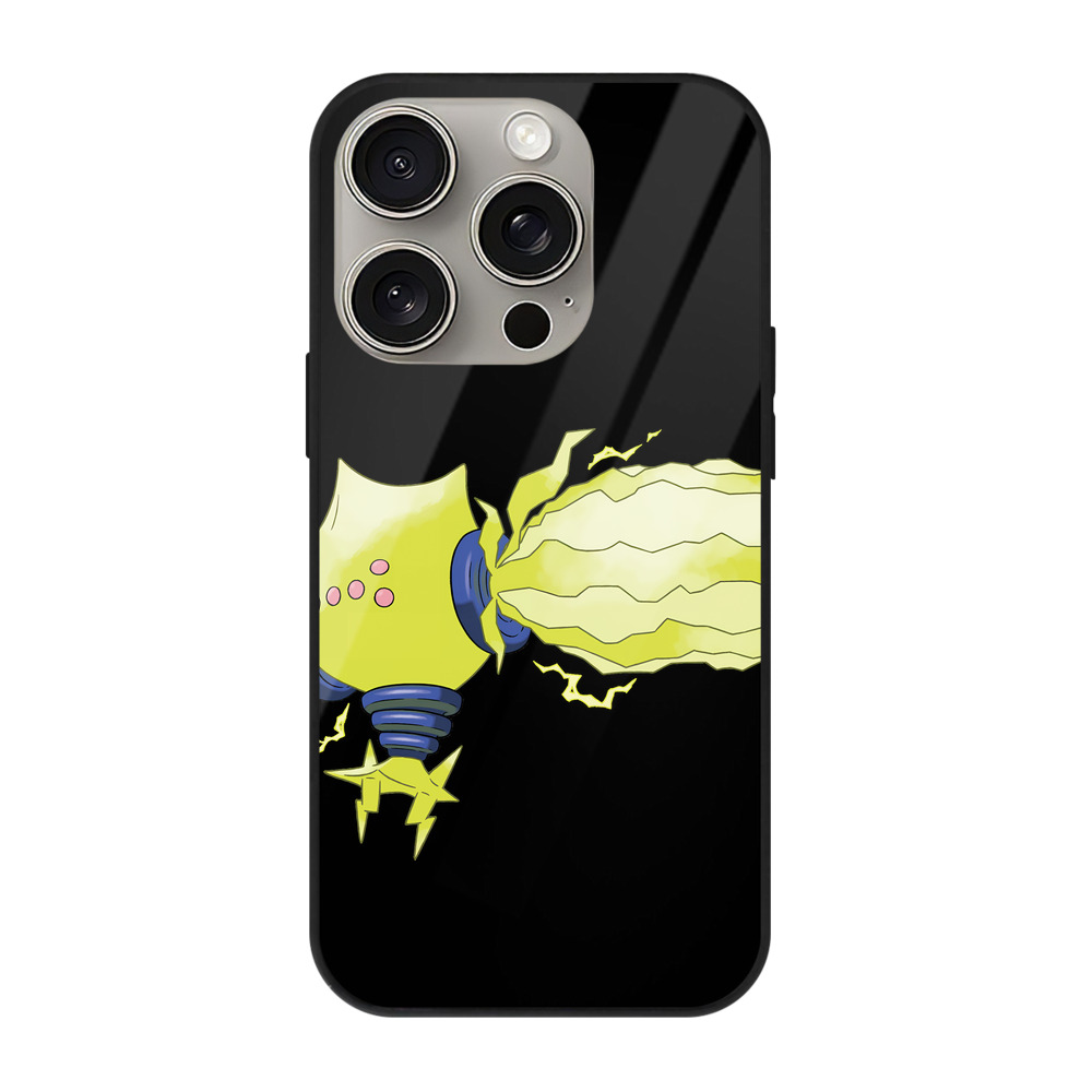（画像用） ポケットモンスター Pokémon 【iPhone15Pro対応】スマホケース 耐衝撃＆黄変防止 背面ガラス