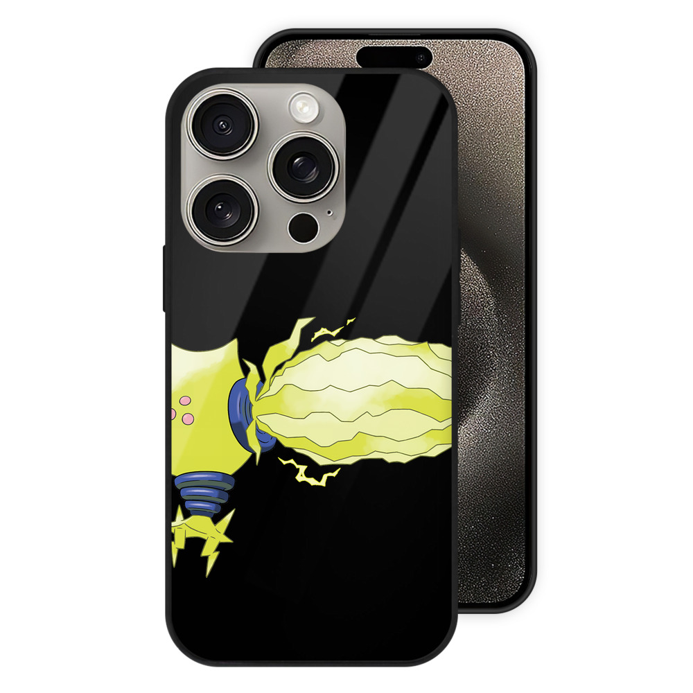 （画像用） ポケットモンスター Pokémon 【iPhone15Pro対応】スマホケース 耐衝撃＆黄変防止 背面ガラス