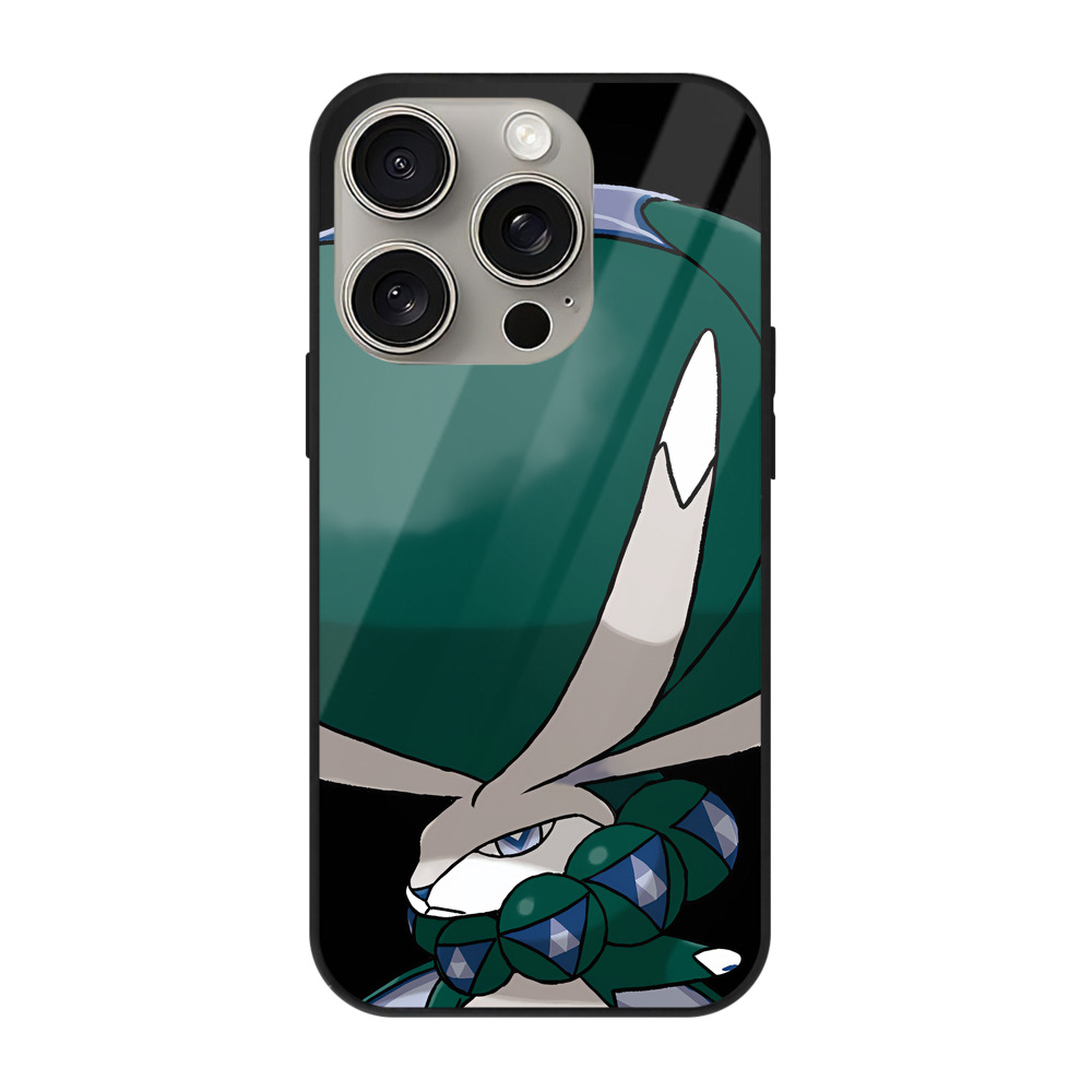 （画像用） ポケットモンスター Pokémon 【iPhone15Pro対応】スマホケース 耐衝撃＆黄変防止 背面ガラス