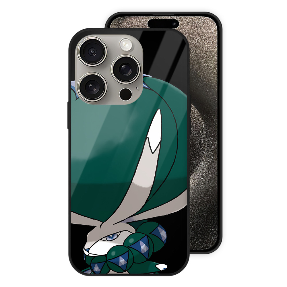（画像用） ポケットモンスター Pokémon 【iPhone15Pro対応】スマホケース 耐衝撃＆黄変防止 背面ガラス