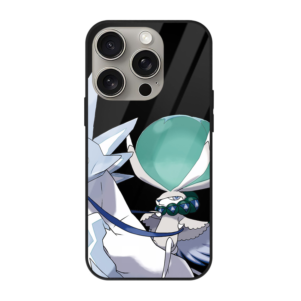 （画像用） ポケットモンスター Pokémon 【iPhone15Pro対応】スマホケース 耐衝撃＆黄変防止 背面ガラス