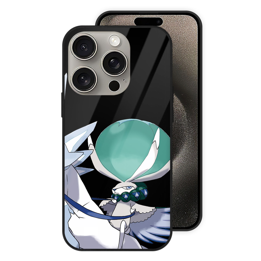 （画像用） ポケットモンスター Pokémon 【iPhone15Pro対応】スマホケース 耐衝撃＆黄変防止 背面ガラス