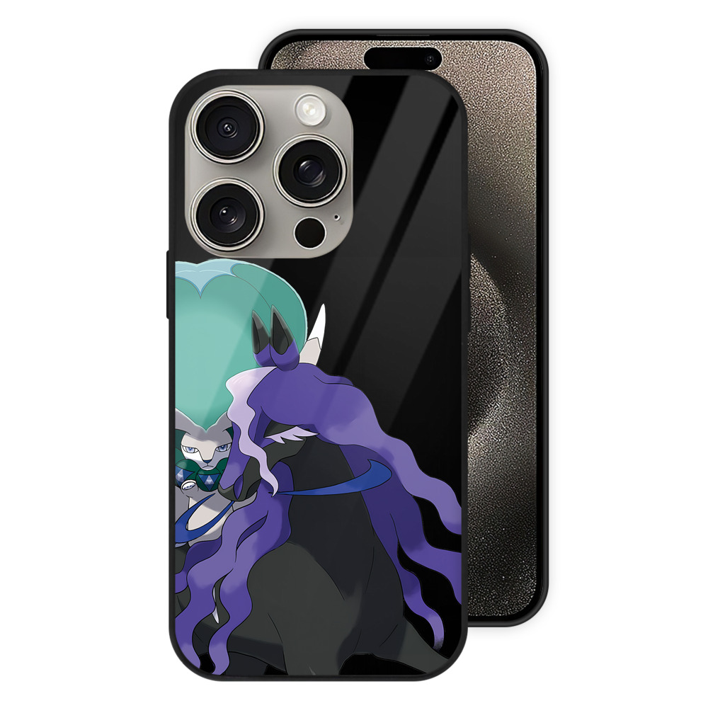 （画像用） ポケットモンスター Pokémon 【iPhone15Pro対応】スマホケース 耐衝撃＆黄変防止 背面ガラス
