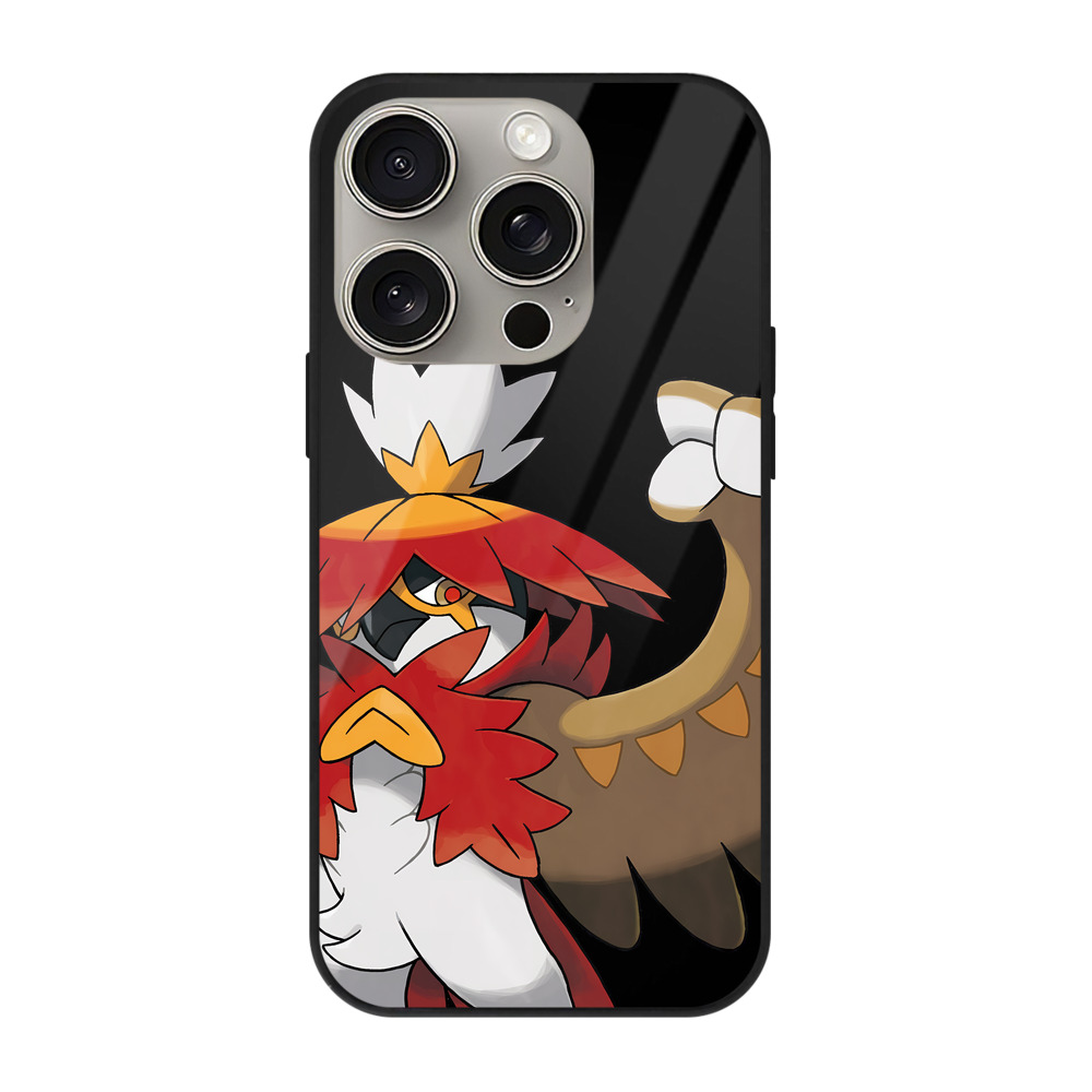 （画像用） ポケットモンスター Pokémon 【iPhone15Pro対応】スマホケース 耐衝撃＆黄変防止 背面ガラス