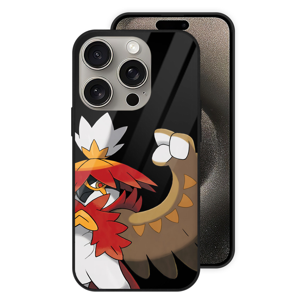 （画像用） ポケットモンスター Pokémon 【iPhone15Pro対応】スマホケース 耐衝撃＆黄変防止 背面ガラス