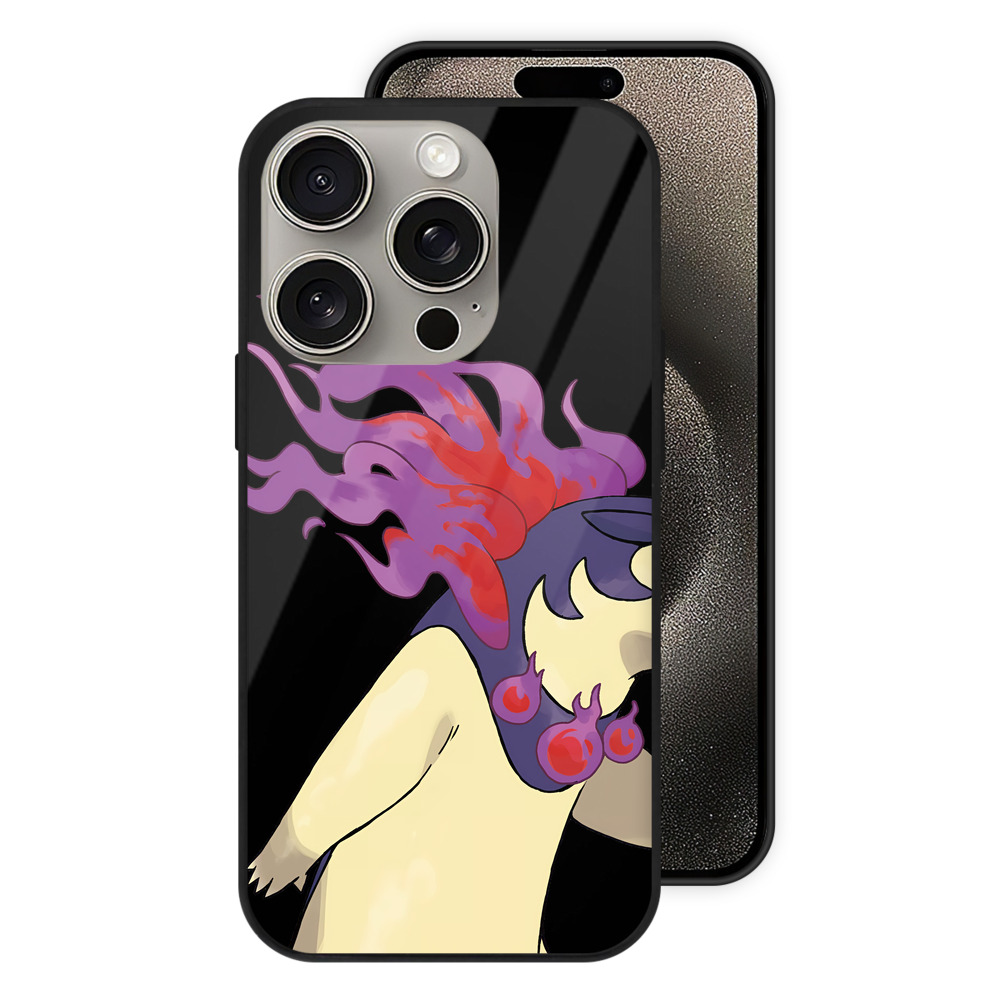 （画像用） ポケットモンスター Pokémon 【iPhone15Pro対応】スマホケース 耐衝撃＆黄変防止 背面ガラス