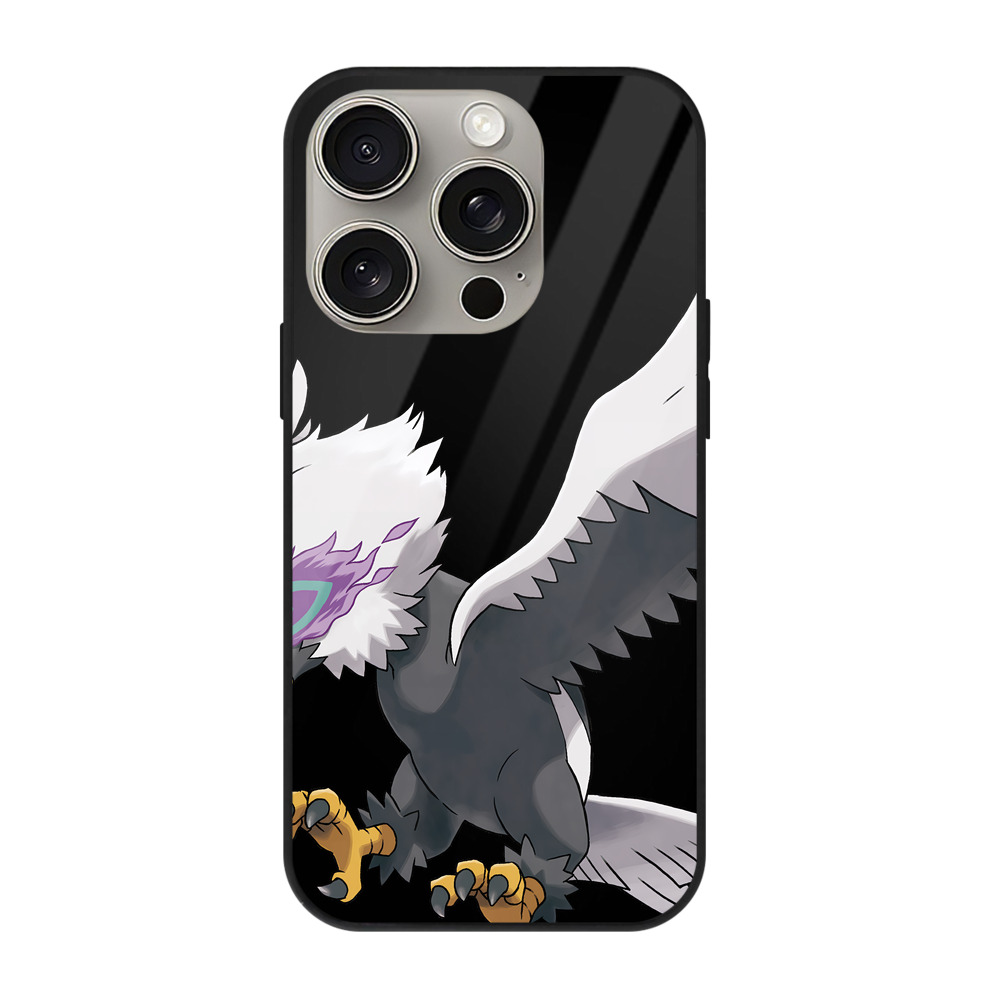 （画像用） ポケットモンスター Pokémon 【iPhone15Pro対応】スマホケース 耐衝撃＆黄変防止 背面ガラス
