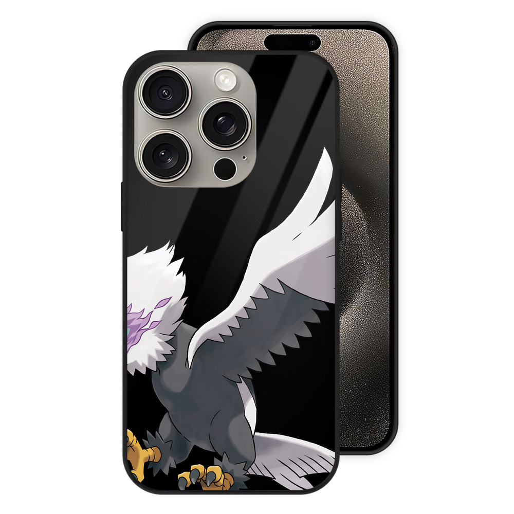 （画像用） ポケットモンスター Pokémon 【iPhone15Pro対応】スマホケース 耐衝撃＆黄変防止 背面ガラス