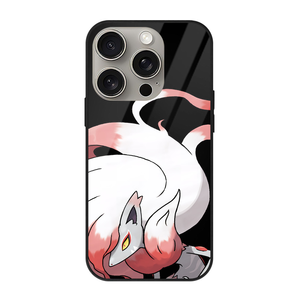 （画像用） ポケットモンスター Pokémon 【iPhone15Pro対応】スマホケース 耐衝撃＆黄変防止 背面ガラス