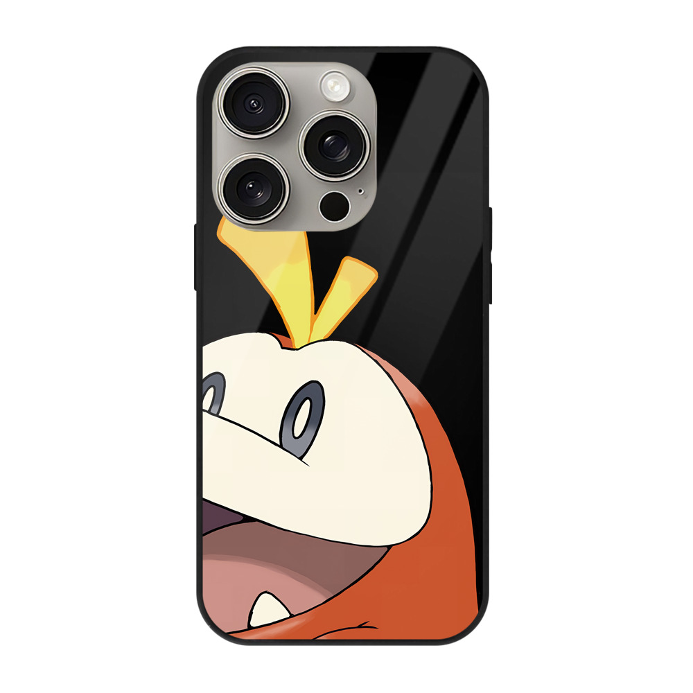 （画像用） ポケットモンスター Pokémon 【iPhone15Pro対応】スマホケース 耐衝撃＆黄変防止 背面ガラス