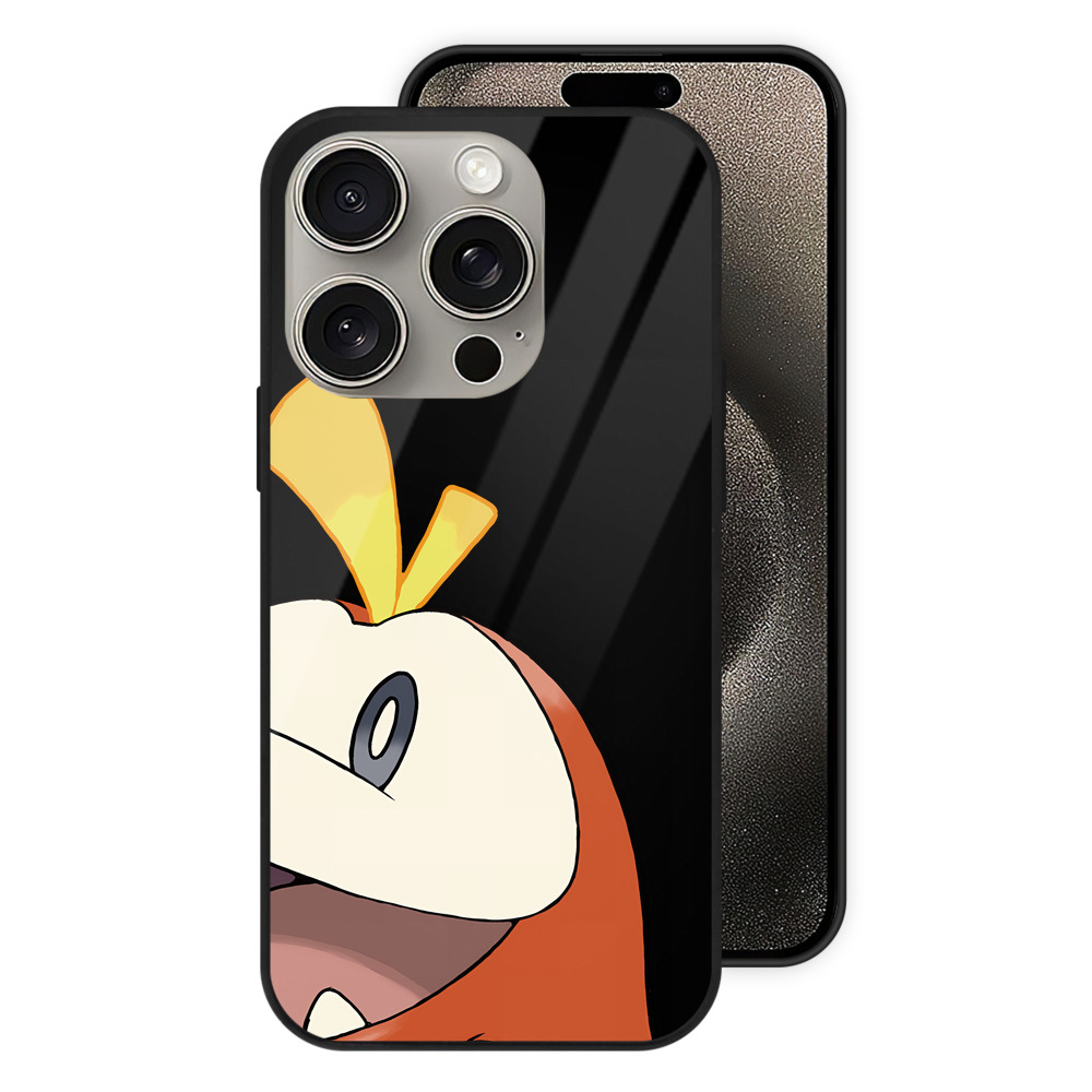 （画像用） ポケットモンスター Pokémon 【iPhone15Pro対応】スマホケース 耐衝撃＆黄変防止 背面ガラス