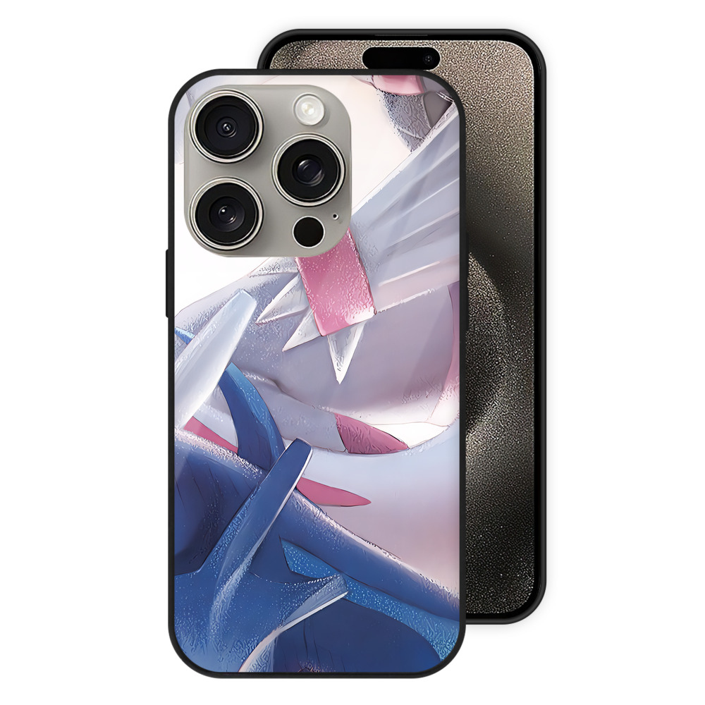 （画像用） ポケットモンスター Pokémon 【iPhone15Pro対応】スマホケース 耐衝撃＆黄変防止 背面ガラス